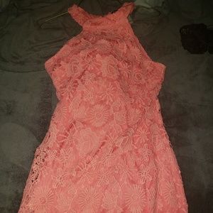 Coral dress